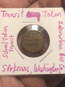 Transit Token - Auto Interurban Co - Spokane, Washington - Bild 1 von 10
