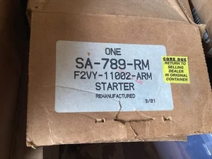 FORD F2VY-11002-ARM REMANUFACTURED STARTER MOTOR FACTORY OEM F150 97 98 F-150 - Picture 1 of 8