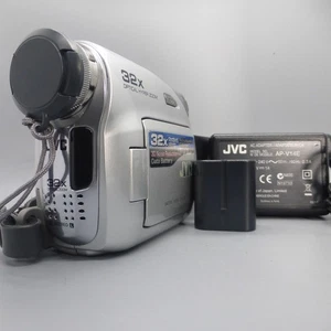 JVC GR-D340EK Handheld MiniDV Camcorder Silver Tested - Picture 1 of 9