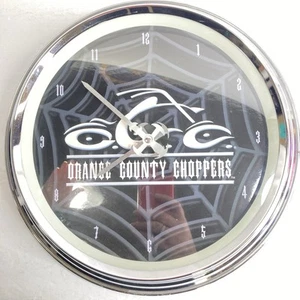 Reloj de Pared Orange County Coppers OCC Coleccionistas Negro Plata Usado FUNCIONA - Imagen 1 de 7
