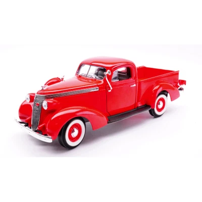 STUDEBAKER COUPE' EXPRESS PICK UP 1937 RED 1:18 Lucky Die Cast Auto d'Epoca Mode - Immagine 1 di 3