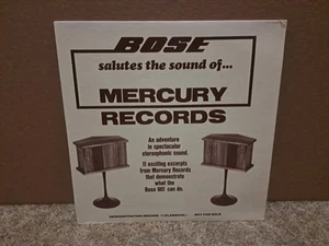 Bose Salutes Mercury Records 1970 Classical Demonstration LP MB1001 Free Ship - Picture 1 of 7