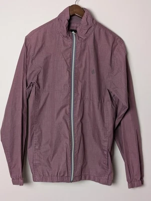 Volcom Men’s Lightweight Windbreaker Jacket Purple Zip Up Size M - Image 1 of 4