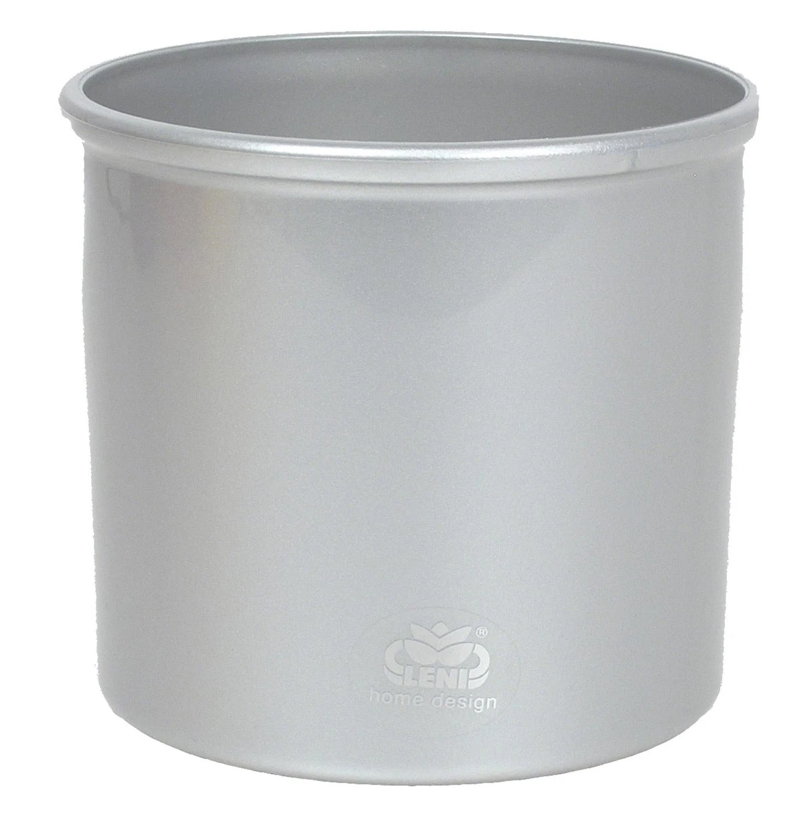 Leni Hydro Blumenkübel Atlas – Übertopf Für Hydropflanzen, Ø 36 Cm, Höhe 21,5 Cm, Dunkelsilber, Wasserdicht