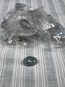 Pin de solapa de cigüeña It’s A Boy nuevo stock antiguo embarazo baby shower - Imagen 1 de 3