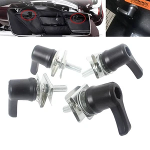 4x Saddlebag Lock Lever Bolt Fastener Mounting Set For Harley Touring Glide FLHT - Picture 1 of 22