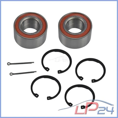 2 KIT ROULEMENT DE ROUE AVANT GAUCHE + DROIT POUR OPEL CORSA A B KADETT E - Photo 1/3