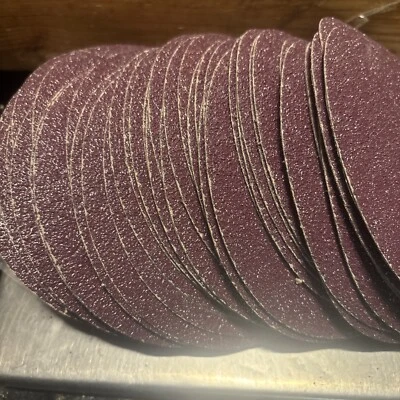 50 Pk) Disco de lijado 3M 7000148149: 6 pulgadas de diámetro, sin vacío, AO, 36 granos, 348D Foto 1 de 4