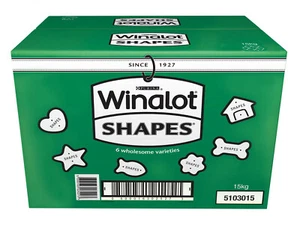 Dog Treats Winalot Shapes Dog Biscuits 6 Varieties 15 kg - Picture 1 of 1