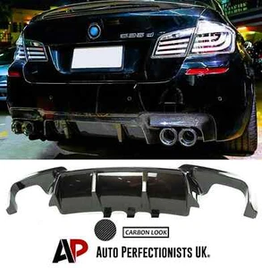 BMW 5er M5 F10 F11 M Sport Carbonfaser Heckschürze Diffusor Quad Auspuff - Bild 1 von 14