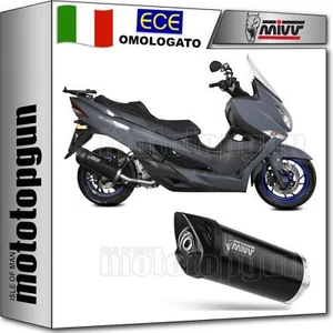 MIVV SCARICO OMOLOGATO CATALIZZATO MOVER NERO SUZUKI BURGMAN 400 2022 22 2023 23 - Foto 1 di 3