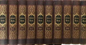 9 Doppelbände + Supplement Heinrich Heine`s sämmtliche Werke 1876 Komplett! - Bild 1 von 3