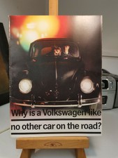 VINTAGE CLASSIC VW brochure "why is a VW like no other car on the road" 