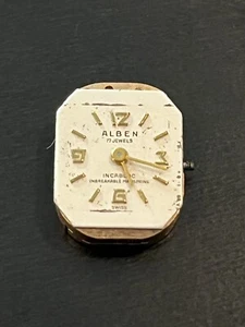 Movimiento de reloj Alben 17 joyas suizo tal cual - Imagen 1 de 5