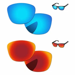 Fire Red & Blue Polarize Replacement Lenses For-Oakley Frogskins OO9013 - Picture 1 of 6