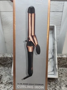 INFINIPRO BY CONAIR TITANIUM 1.25" CURLING IRON, ROSE GOLD V10258 - Picture 1 of 3
