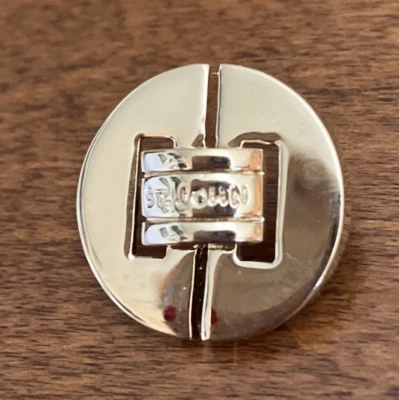 St. John Gold Knit Button 3/4” Nice - Image 1 of 4