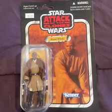 Star Wars Vintage Collection Mace Windu VC35 Attack Of The Clones 2010 New BIN