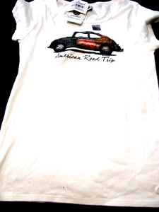 Crazy Shirts Hawaii short-Sleeve Volkswagen Road Trip T-Shirt Womens M - Picture 1 of 1