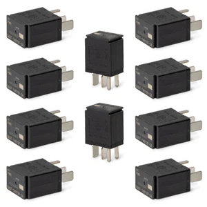 10X 4-PIN 8T2T-14B192-AA Relay Black Multi-Purpose Relay for Fusion F150 F-250 - Picture 1 of 12