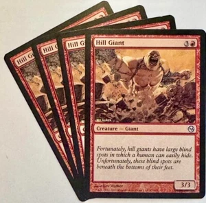 4x Hill Giant MTG Duels of the Planeswalkers Theme Decks LP Magic Regular - Picture 1 of 1