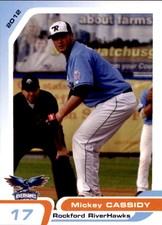 2012 Rockford RiverHawks Grandstand #8 Mickey Cassidy Holland Ohio Baseball Card