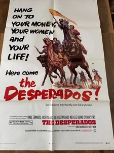 Vince Edwards, Jack Palance, George Maharishi- THE DESPERADOS - 1 Sheet - Picture 1 of 1