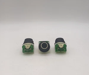Square D 9001 KA-2 Kontaktblock mit schwarzem Drucktaster - 3 Stück - Bild 1 von 5