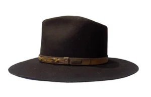 Renegade Headwear Navarro Cowboy Hat Mens Size 7 1/4 Brown 100% Wool Felt USA - Picture 1 of 9