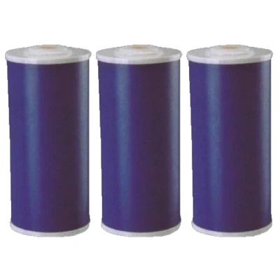Bluonics 3 (GAC) Granular Activated Carbon Water Filters 4.5" x 10" Cartridges - Image 1 of 2