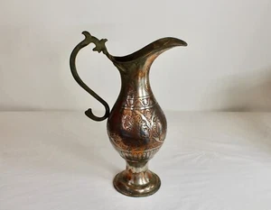 Antike Nahost Arabisch Islamisch Kupfer Metall Krug Figuren Männer Pferd - Bild 1 von 16