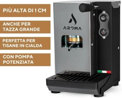 MACCHINA CAFFÈ A CIALDE IN CARTA AROMA PLUS+ 2025  ESE 44  +  50 CIALDE OMAGGIO - Immagine 1 di 4