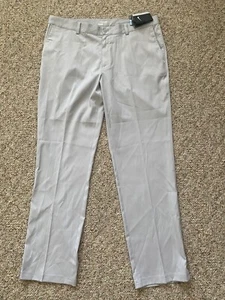 Neu mit Etikett Nike Golf Herren-Golfhose vorne flach Stretch gewebt grau Gr. 38/34 906780-012 - Bild 1 von 13