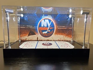 New York Islanders Premium PSA BGS 2 Karten Vitrine mit LED Beleuchtung - Bild 1 von 2