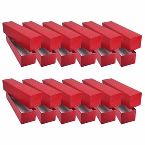 12 rote Aufbewahrungsboxen für 2x2 Münzhalter und Flips (2x2x9) einreihig - Bild 1 von 2