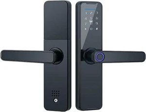 Biometrisches Türschloss mit Fingerabdruck 30-100 mm - Bild 1 von 12