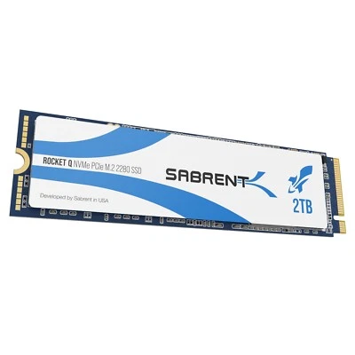 Sabrent Rocket Q 2TB NVMe PCIe M.2 2280 Internal SSD High Speed R/W3200/2000MB/s - Image 1 of 4