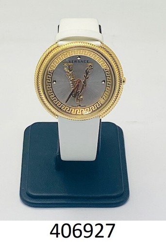 Orologio Versace Thea 38MM IP tono oro acciaio inox e cinturino pelle