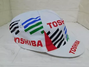 CAPPELLINO CAPPELLO CAP HAT BICI CICLISMO TEAM TOSHIBA NUOVO NEW - Bild 1 von 4