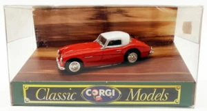 Corgi 1/43 Scale Model Car D733 - Austin Healey 3000 - Red/White - Picture 1 of 1