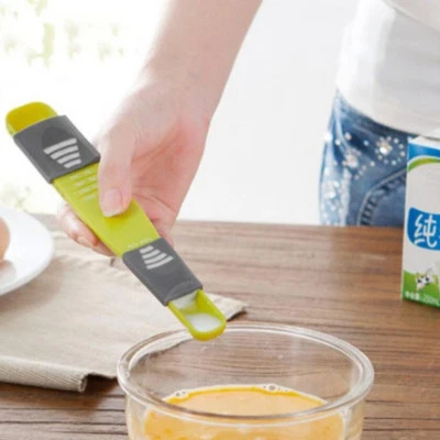 New Double End Eight Stalls Adjustable Scale Measuring Spoons Metering Spoon - Image 1 of 4