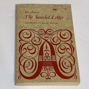 The Scarlet Letter Nathaniel Hawthorne Paperback Book Vtg 1964 Nineteenth Print - Imagen 1 de 4