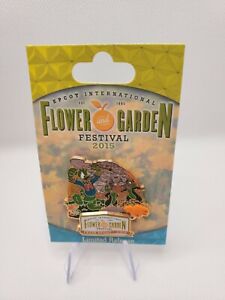 DISNEY WORLD WDW-2015 FLOWER AND GARDEN FESTIVAL DONALD CHIP AND DALE PIN 108196