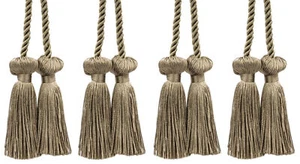 Curtain Tieback, Style# CCT, Color# A8 - Dark Sand Beige [Set of 4] - Picture 1 of 1