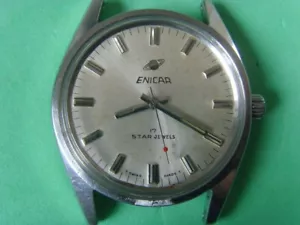 Reloj manual vintage Swiss Enicar 17J - Imagen 1 de 8
