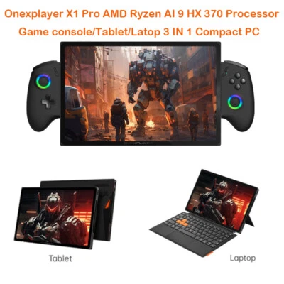 OneXPlayer X1 PRO AMD AI 9 HX 370 Max. 64GB Laptop Tablet 3IN1 PC Spielekonsole - Bild 1 von 2