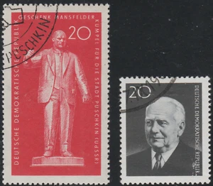 DDR 1960 SC# 510, 511 - Thälmann Monument - Pres. Wilhelm Pieck - Used Lot # 066 - Picture 1 of 1