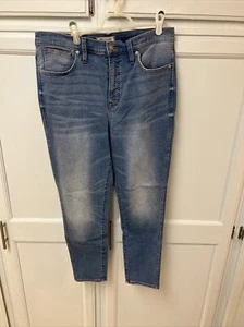 Madewell High Rise Skinny Crop Blue Denim Jeans Light Wash Größe 32 - Bild 1 von 3