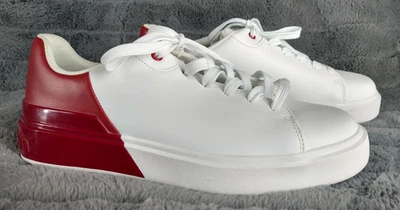 Calvin Klein Women's Blakee White/Red Sneakers Size 10M - Image 1 of 4