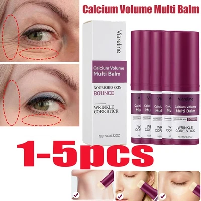 1-5pcs Calcium Volume Multi Balm, Wrinkle Core Stick, Anti-aging, Hydrating Firm - Image 1 of 4